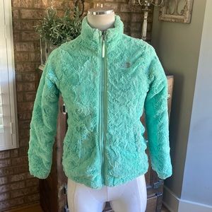 THE NORTH FACE FUZZY REVERSIBLE JACKET MEDIUM 10/12